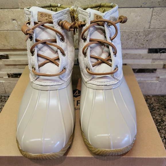 NEW Sperry Women's Top-Sider Saltwater Duck Boot - 7.5 - Picture 3 of 8